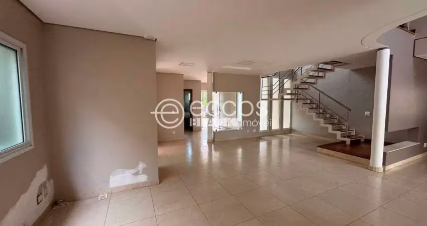 Casa em condomínio para aluguel, 5 quartos, 5 suítes, 4 vagas, morada da colina - uberlândia/mg