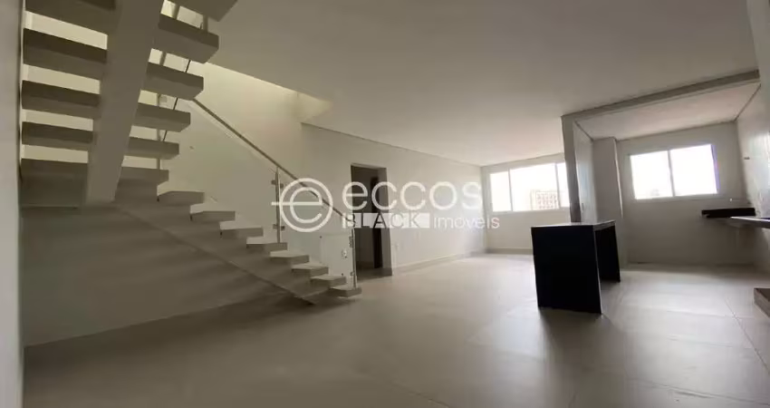 Apartamento duplex à venda, 3 quartos, 1 suíte, 3 vagas, mercês - uberaba/mg
