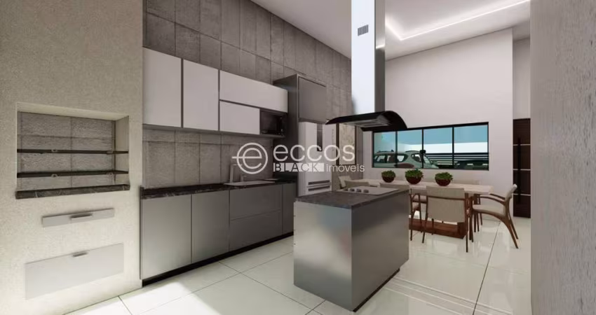 Casa à venda, 3 quartos, 2 suítes, 2 vagas, Cidade Jardim - Uberlândia/MG