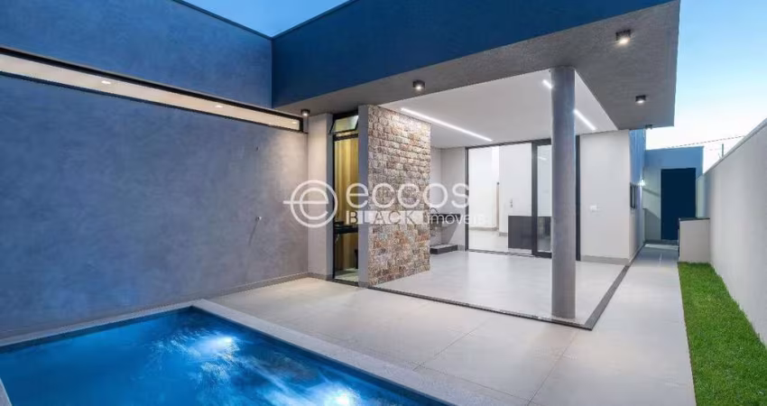 Casa em condomínio à venda, 4 quartos, 4 suítes, 4 vagas, Laranjeiras - Uberlândia/MG