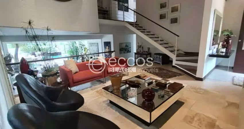 Casa em condomínio à venda, 4 quartos, 4 suítes, jardim karaíba - uberlândia/mg