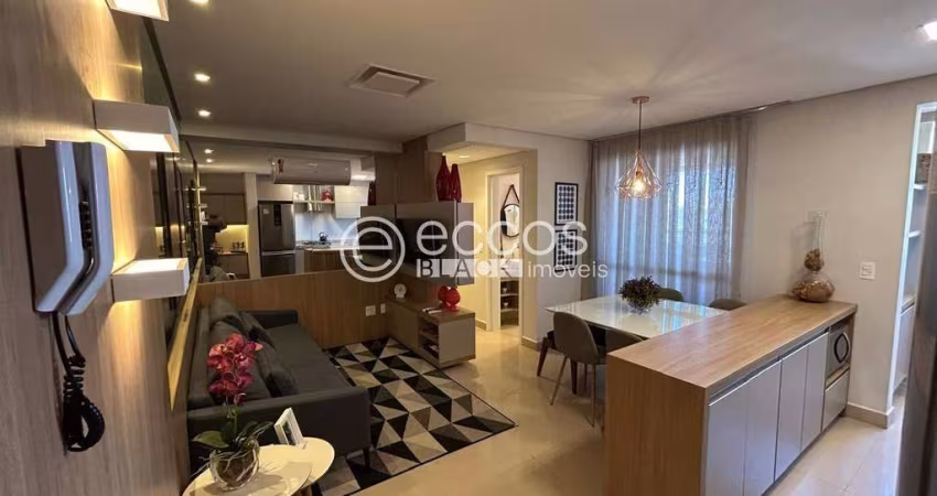 Apartamento para aluguel, 2 quartos, 1 suíte, 2 vagas, Santa Mônica - Uberlândia/MG