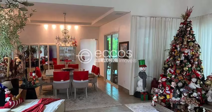 Casa em condomínio à venda, 4 quartos, 4 suítes, 6 vagas, jardim karaíba - uberlândia/mg