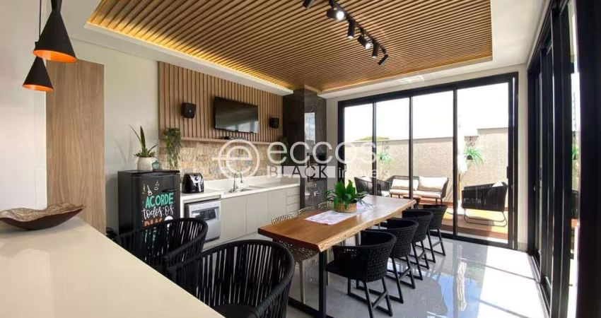 Casa em condomínio para aluguel, 3 quartos, 3 suítes, 4 vagas, Laranjeiras - Uberlândia/MG