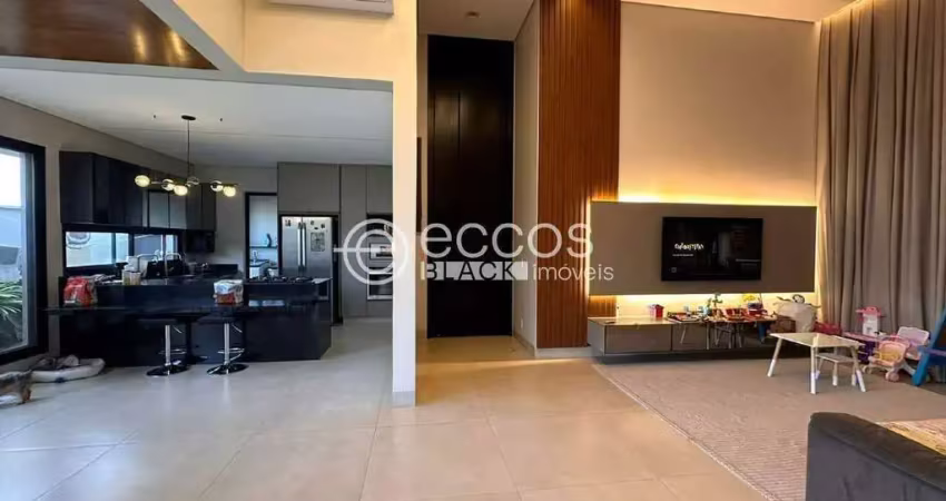 Casa em condomínio à venda, 3 quartos, 2 suítes, 2 vagas, jardim sul - uberlândia/mg