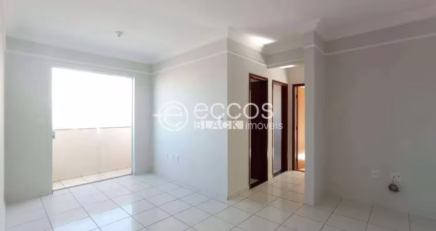 Apartamento para aluguel, 2 quartos, 1 suíte, 1 vaga, santa mônica - uberlândia/mg