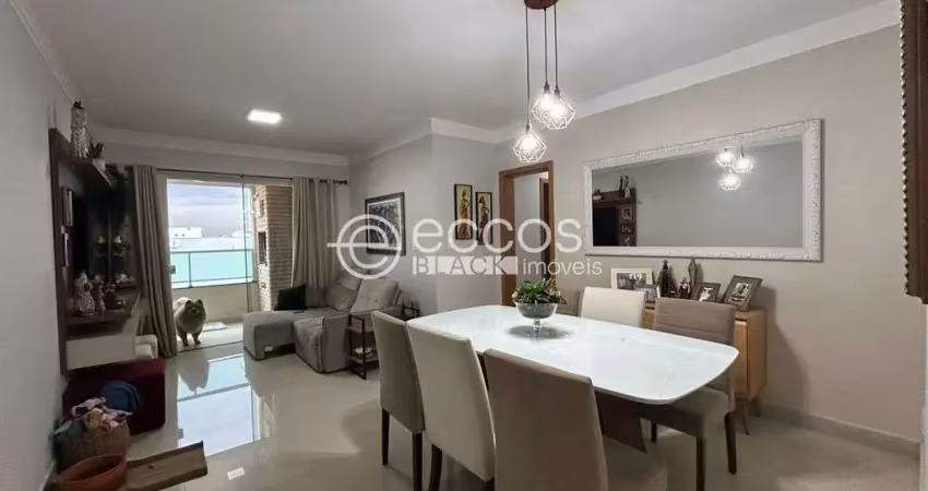 Apartamento à venda, 3 quartos, 1 suíte, 2 vagas, santa mônica - uberlândia/mg