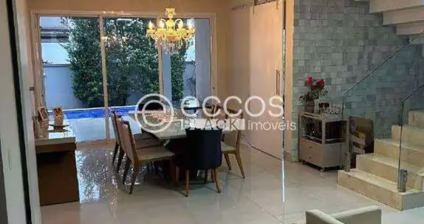 Casa em condomínio para aluguel, 3 quartos, 3 suítes, 2 vagas, nova uberlândia - uberlândia/mg