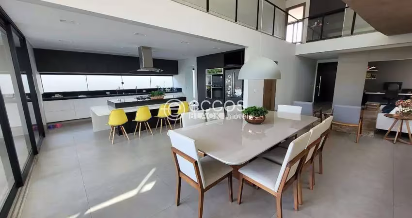 Casa em condomínio à venda, 3 quartos, 2 suítes, 2 vagas, jardim sul - uberlândia/mg