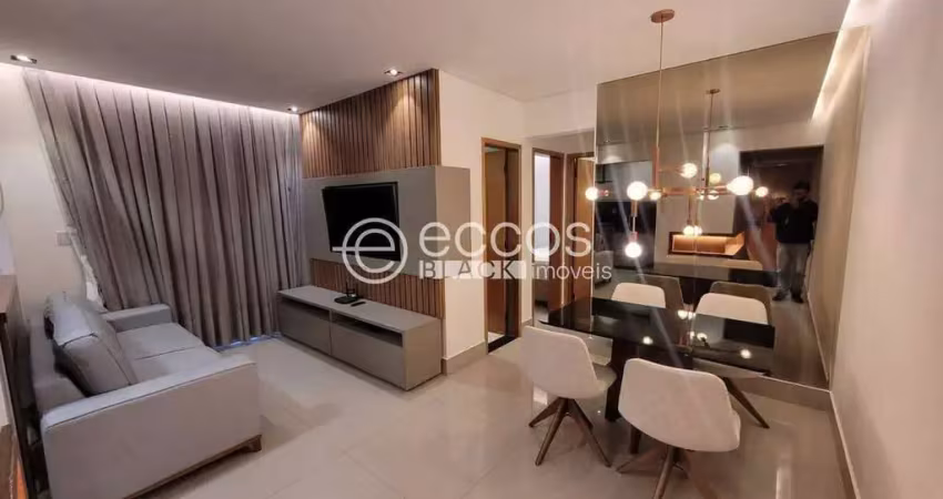 Apartamento à venda, 2 quartos, 1 suíte, 2 vagas, martins - uberlândia/mg