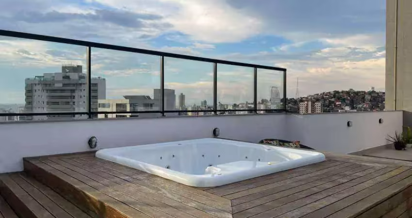 Cobertura à venda, 4 quartos, 2 suítes, 4 vagas, serra - belo horizonte/mg