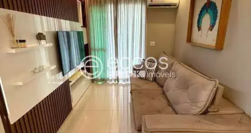 Apartamento à venda, 2 quartos, 1 suíte, 2 vagas, santa mônica - uberlândia/mg