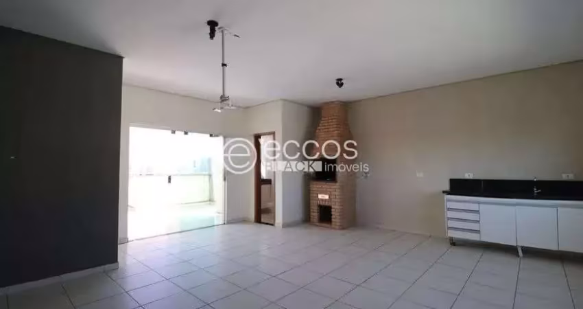 Apartamento para aluguel, 3 quartos, 1 suíte, 2 vagas, santa mônica - uberlândia/mg