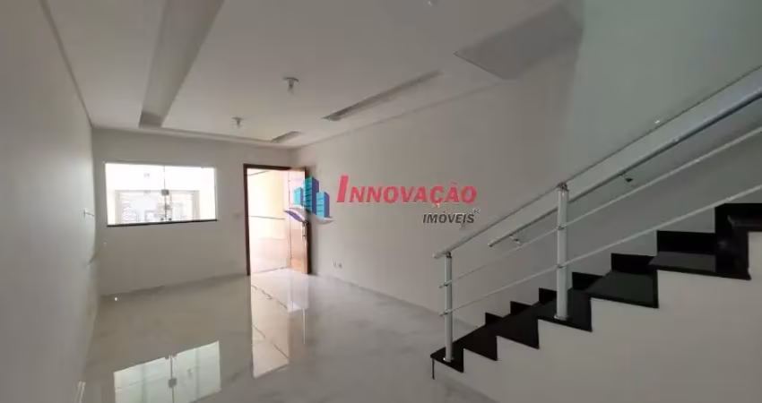 Sobrado novo na vila medeiros com 110 m², 3 suítes, 2 vagas e quintal
