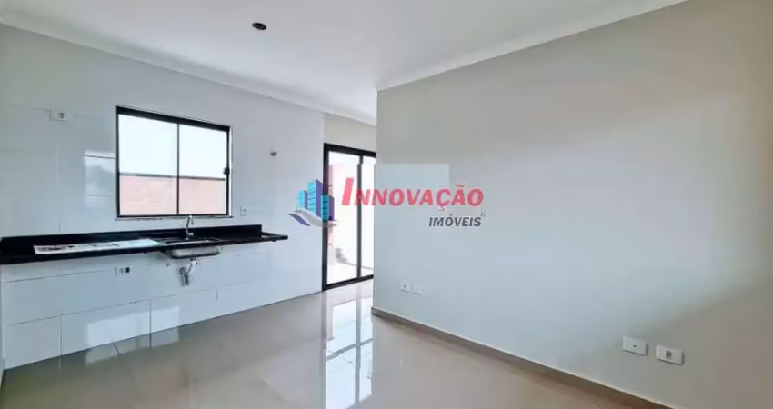 Apartamento novo ultimo andar para venda no bairro vila nivi, 2 quartos, amplo quintal e 60 m²