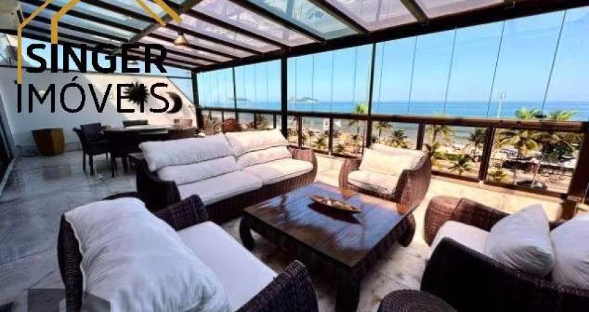 ESPETACULAR APTº COBERTURA DUPLEX FROTAL MAR, 5 SUÍTES, 5 VAGAS, 729 M², VARANDÃO, LAZER COMPLETO COM PISCINA, PORTARIA 24 HORAS &gt; BARRA DA TIJUCA/RJ