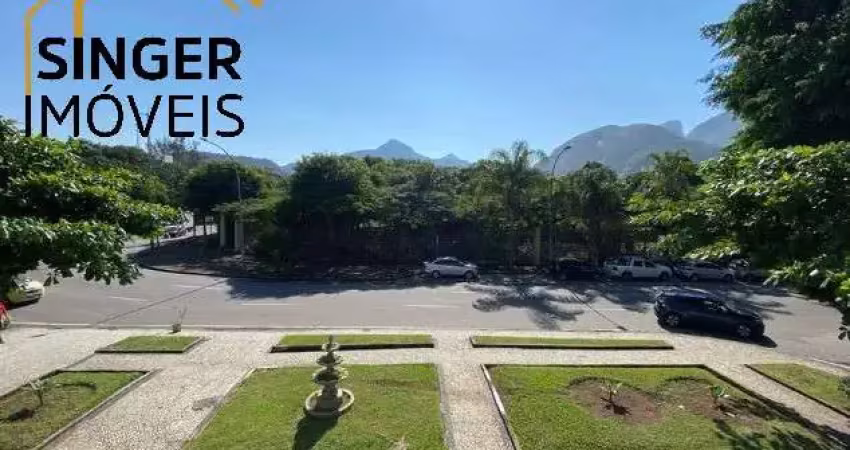 Apartamento à venda, barra da tijuca, rio de janeiro/rj, 3 quartos (1 suíte), escritório, sala ampla, lavabo, 2 vagas de garagem, 196 m² e varandão