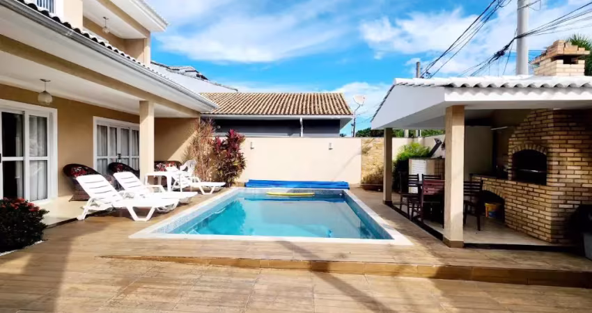 Casa à venda- moderna com piscina e área gourmet em condomínio fechado – 5 quartos e suíte master com hidro!-taquara
