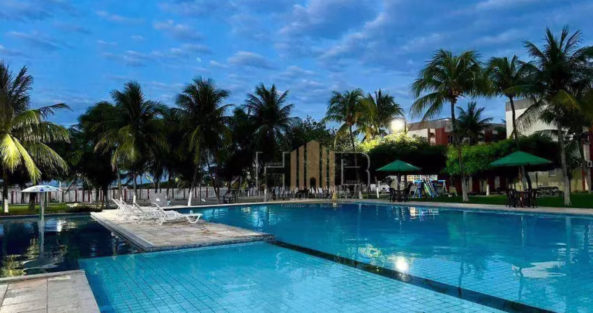 Condomínio marina 2 - apartamento com 2 dormitórios à venda, 63 m² por r$ 250.000 - morro branco - beberibe/ce