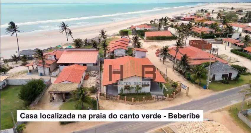Casa na prainha do canto verde com 3 dormitórios à venda, 350 m² por r$ 450.000 - paripueira - beberibe/ce