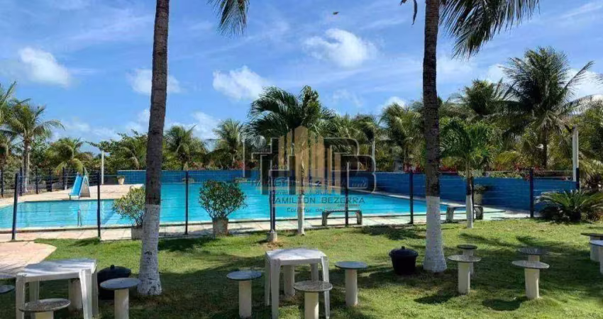 Condominio marina morro branco 3 - apartamento com 3 dormitórios à venda, 63 m² por r$ 235.000 - marina morro branco - beberibe/ce