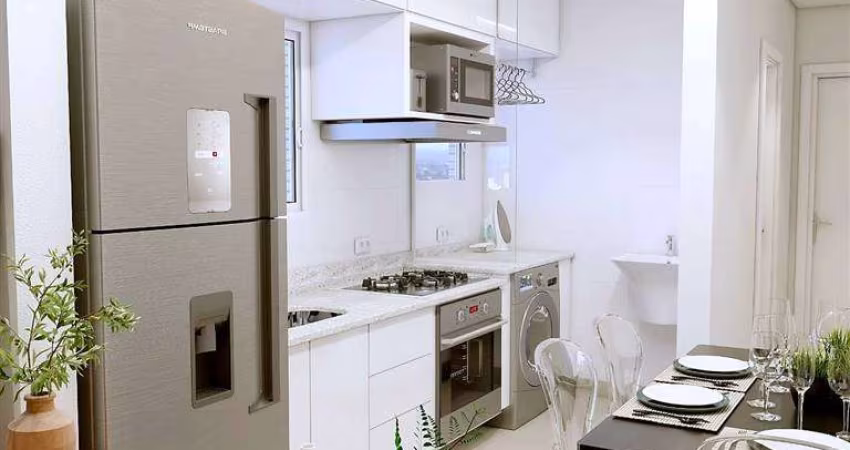 Apartamento 1 dormitório, 1 vaga e Lazer no bairro Guilhermina em Praia Grande.