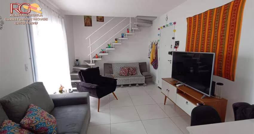 Apartamento duplex 1 dormitório sendo 1 suíte, 1 vaga e Lazer no bairro Ocian em Praia Grande.