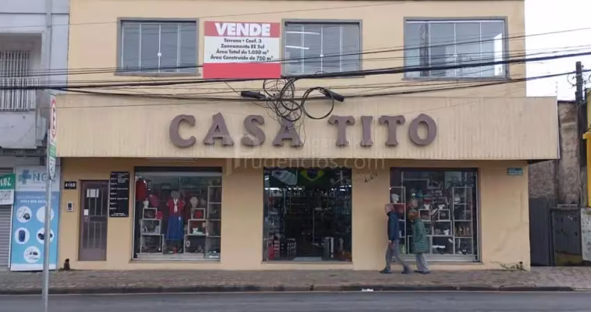 Terreno comercial à venda com 1050 m2, novo mundo, curitiba - pr