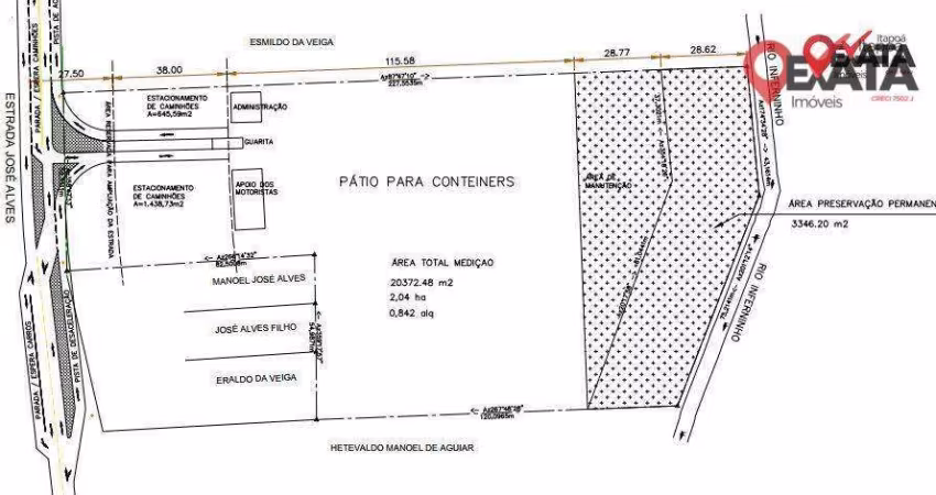 Terreno à venda, 220000 m² por R$ 450.000,00 - Jaguaruna - Itapoá/SC