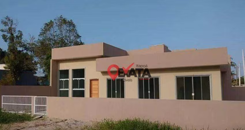Casa com 3 dormitórios à venda, 78 m² por R$ 350.000,00 - Princesa do Mar - Itapoá/SC