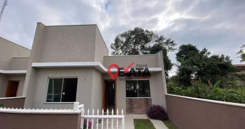 Casa com 2 dormitórios à venda, 46 m² por r$ 265.000,00 - brandalize - itapoá/sc