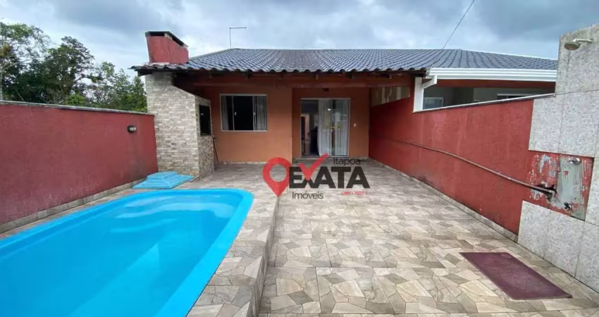 Casa com 3 dormitórios à venda, 65 m² por r$ 419.000,00 - praia das palmeiras - itapoá/sc
