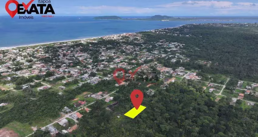 Terreno à venda, 192 m² por r$ 55.000,00 - praia das palmeiras - itapoá/sc