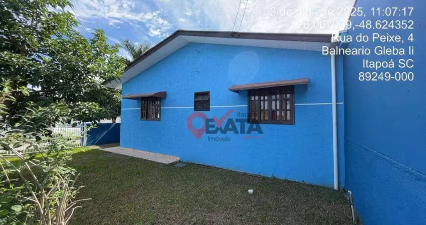Casa com 2 dormitórios à venda, 61 m² por r$ 265.000,00 - itapema do norte gleba ii - itapoá/sc