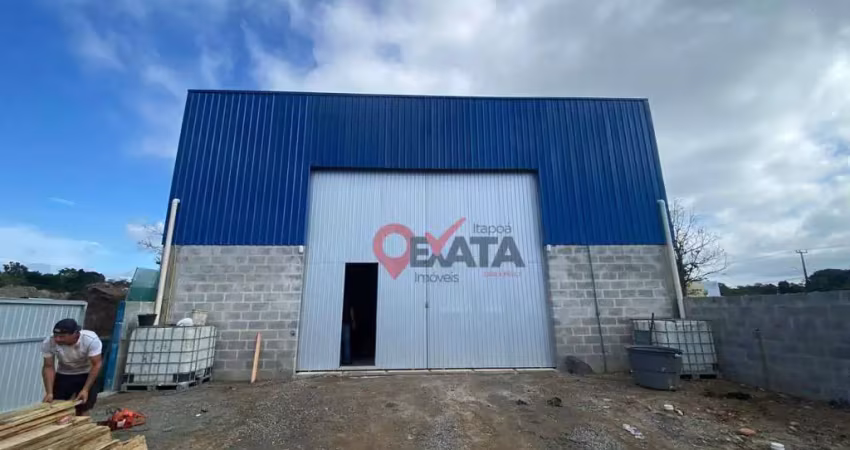 Galpão para alugar, 240 m² por r$ 8.000,00/mês - sai mirim - itapoá/sc