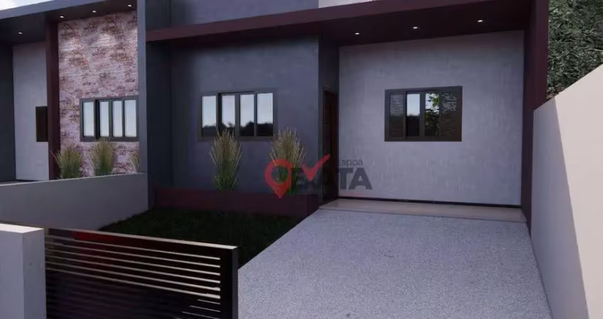 Casa com 2 dormitórios à venda, 52 m² por r$ 263.000,00 - são jose - itapoá/sc