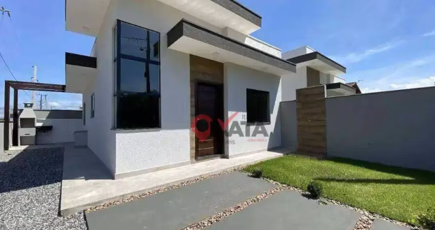 Casa de esquina 2 quartos à venda, 59 m² por r$ 360.000 - barra do saí - itapoá/sc