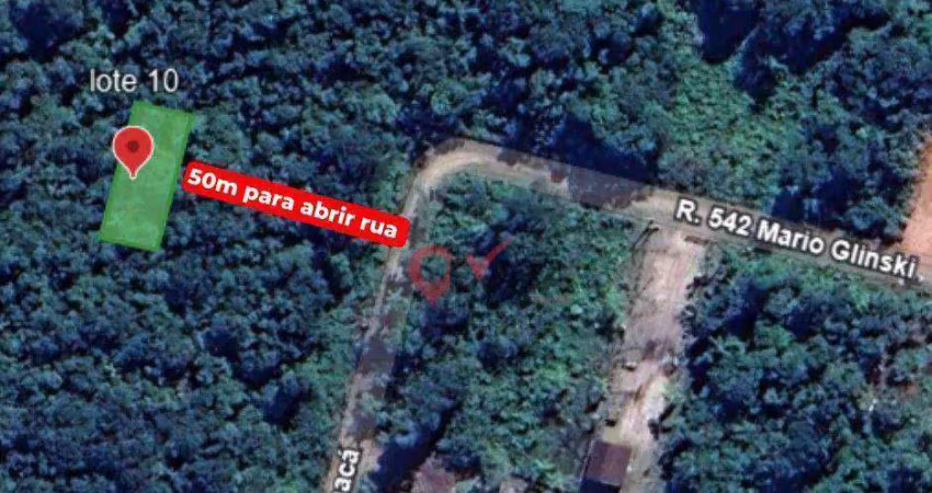Terreno à venda, 360 m² por r$ 65.000,00 - rainha do mar - itapoá/sc