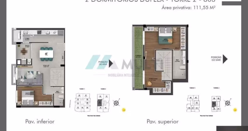 Apartamento com 2 quartos à venda na Rua Araci Vaz Callado, 1564, Estreito, Florianópolis