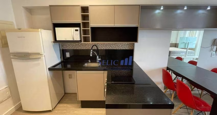 Línea - Flat mobiliado 45m², Centro, COD FL0067