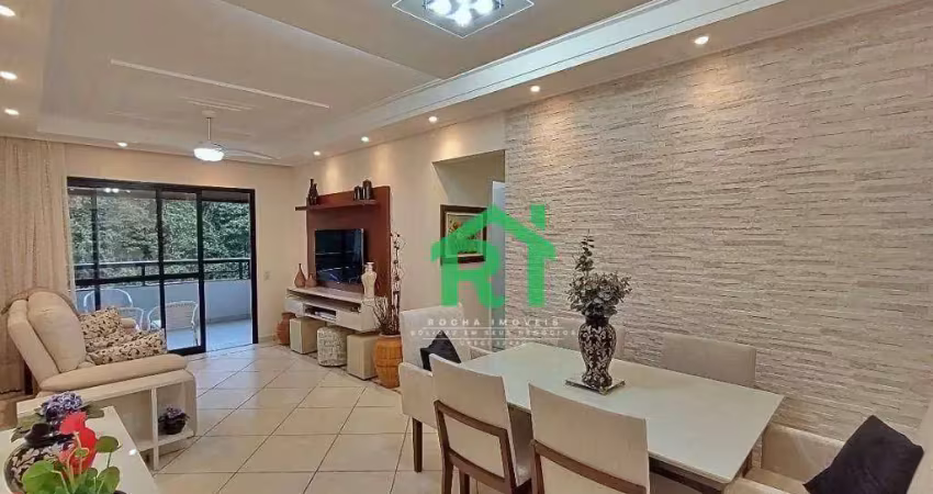 Apartamento reformado, 3 dormitórios (1 suíte), 1 vaga, área de lazer, pitangueiras, guarujá/sp