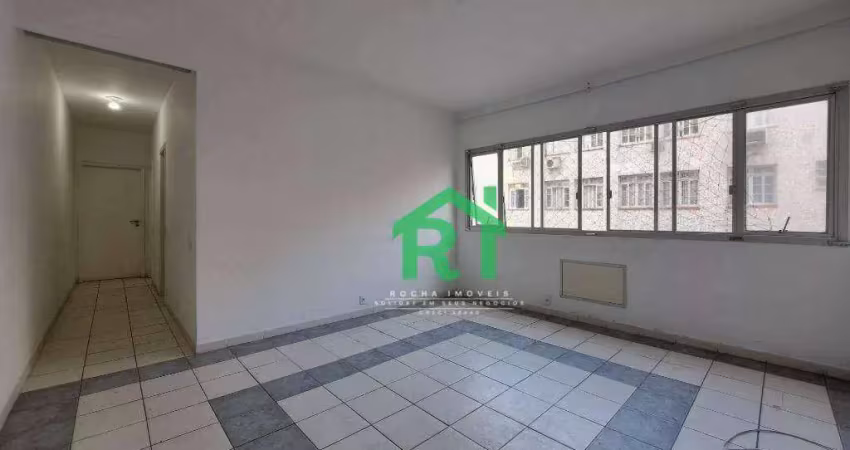 Apartamento beira mar, 2 dormitórios, 1 vaga, pitangueiras, guarujá/sp