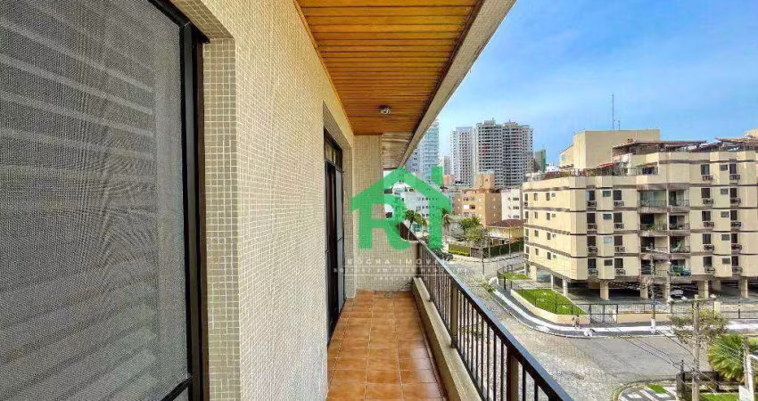 Apartamento com sacada, 3 dormitórios,(1 suíte) lazer, 2 vagas, jardim astúrias, guarujá/sp