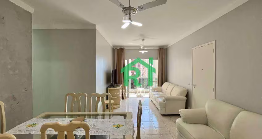 Apartamento com vista mar, 3 quartos, 1 vaga, jardim astúrias, guarujá/sp