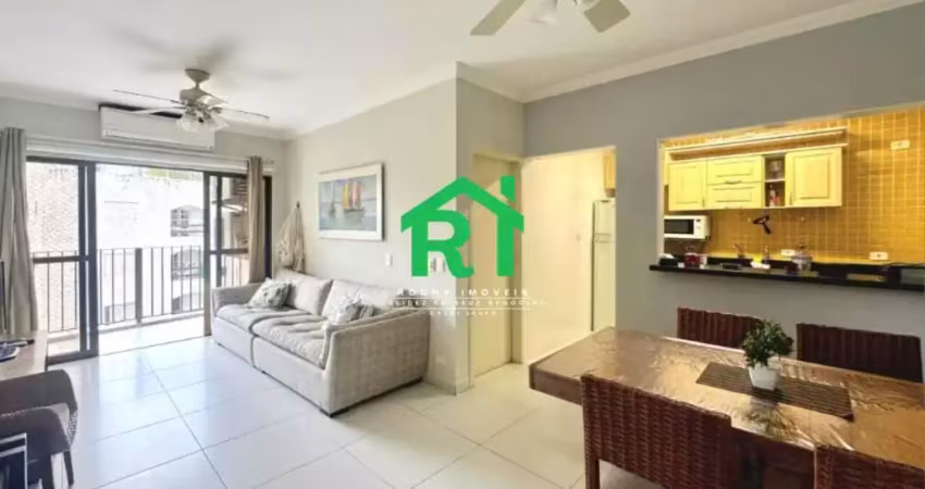 Apartamento para alugar em praia do tombo, guarujá/sp, 2 dormitórios, 1 vaga, lazer, próximo a praia