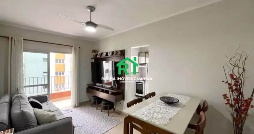 Apartamento para alugar em praia das pitangueiras, guarujá/sp, 1 dormitório, 1 vaga, sacada