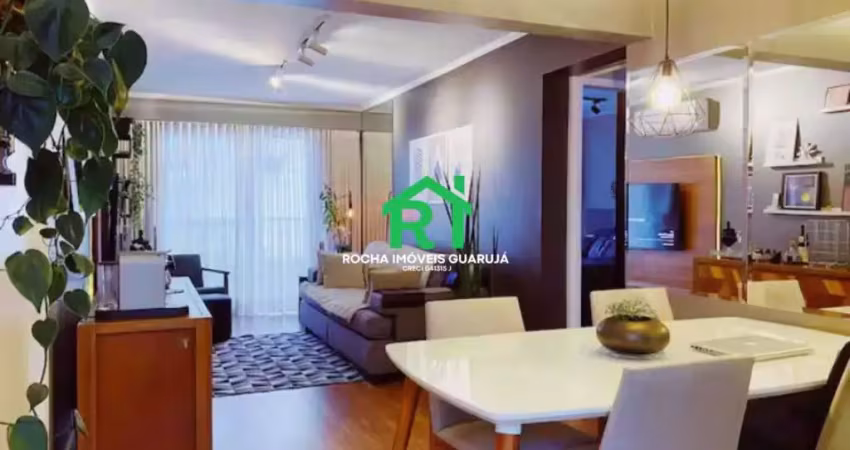 Apartamento para alugar em praia das pitangueiras, guarujá/sp, 2 dormitórios, reformado, 1 vaga
