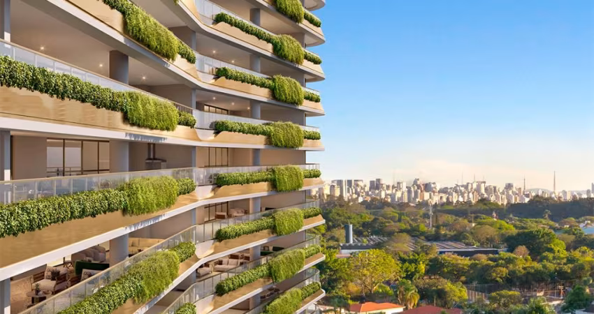 Apartamento de luxo com 4 quertos e 4 vagas à venda em Moema