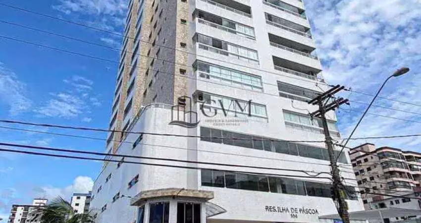 Apartamento com 3 quartos, guilhermina, praia grande