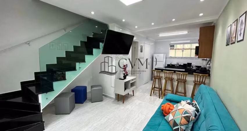 Casa de condomínio com 2 quartos, tupi, praia grande -